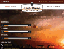 Tablet Screenshot of kristiburns.com